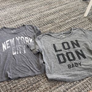 American Eagle tee’s